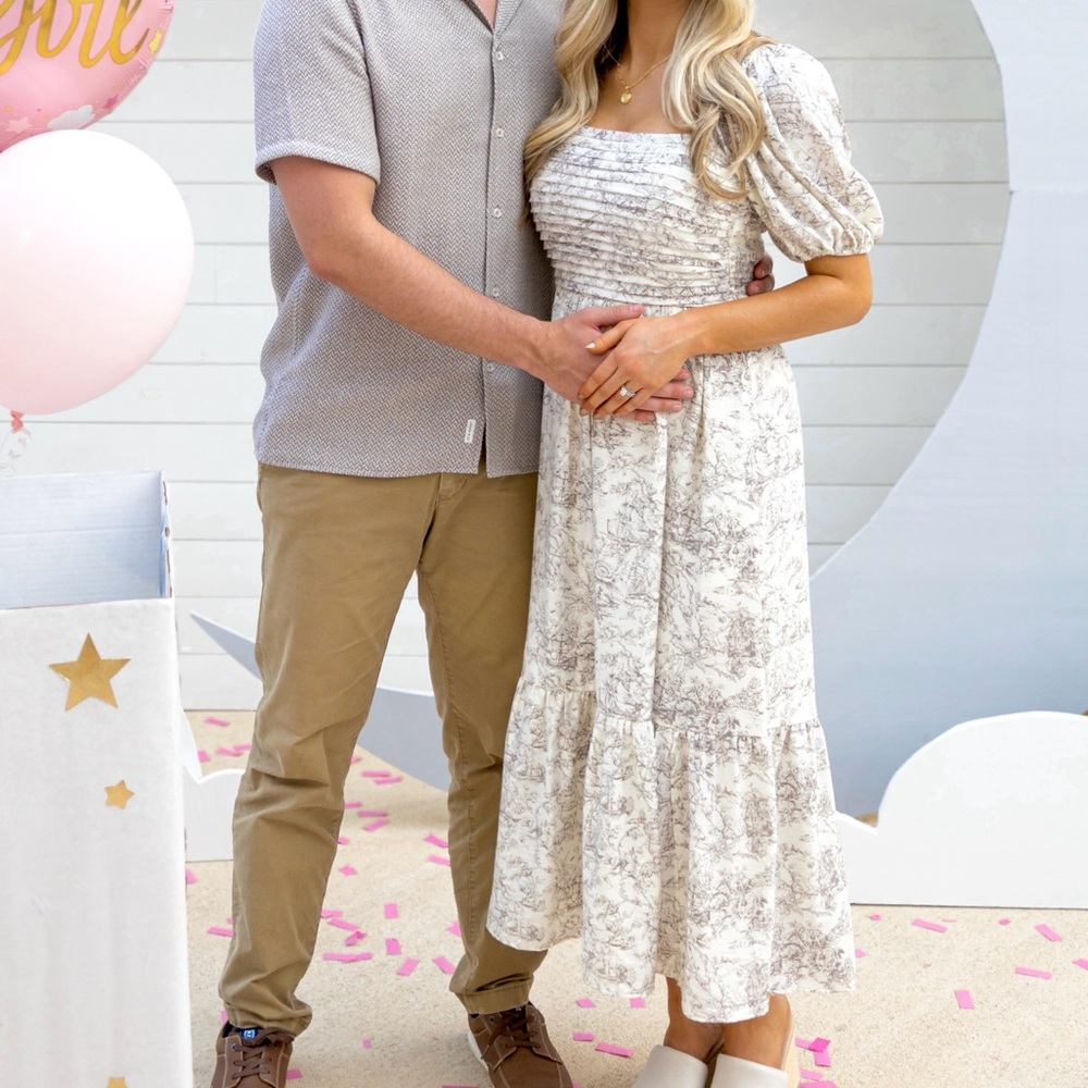 Beige maxi dress